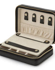 Wolf Designs Accessories - Leather goods WOLF Palermo Black Anthracite Jewelry Zip Case