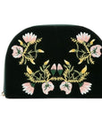 Wolf Designs Accessories - Leather goods Wolf Zoe Embroidered Zip Portfolio Jewellery Case