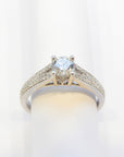 Touch of Gold Diamonds Jewellery - Engagement Ring 14K White Gold 0.58ct Canadian Diamond Ring