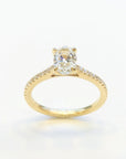 Touch of Gold Diamonds Jewellery - Engagement Ring 14K Yellow Gold 0.81 Carat Oval Diamond Engagement Ring