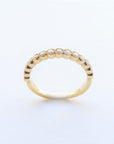 Amden Jewelry Jewellery - Rings Amden 14K Yellow Gold Diamond Bezels Band