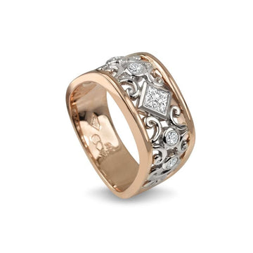 Backes & Strauss Jewellery - Rings Backes and Strauss Rose Gold and Diamond Mille Ring