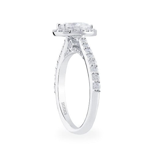 Birks Jewellery - Engagement Ring Birks 18K White Gold '1879' Halo 0.70ct Round Diamond Ring