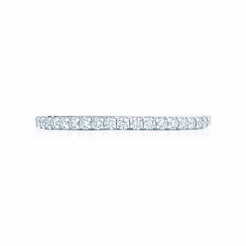 Birks Jewellery - Rings Birks 18K White Gold Diamond Semi-Eternity Band