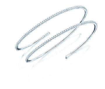 Birks Jewellery - Bracelet Birks 18K White Gold Rosee du Matin Diamond Flex Wrap Bracelet