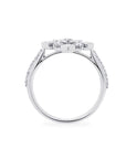 Birks Jewellery - Rings Birks 18K White Gold Snowflake Diamond Cluster Ring