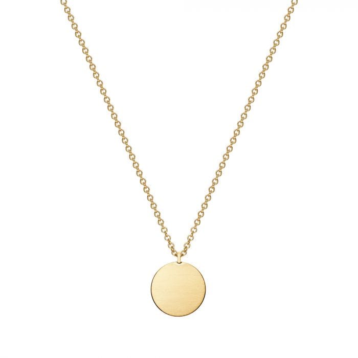Birks Jewellery - Necklace Birks 18K Yellow Gold 10mm Disc Necklace