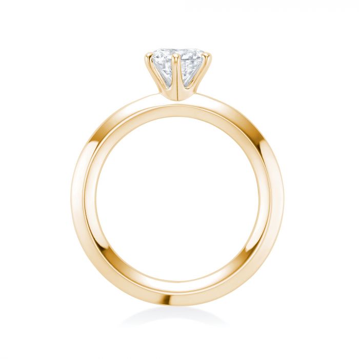 Birks Jewellery - Engagement Ring Birks 18K Yellow Gold 6 Claw 0.70ct Diamond Ring