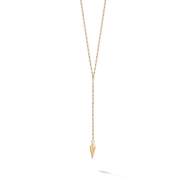 Birks Jewellery - Necklace Birks 18K Yellow Gold Iconic Rock and Pearl Y Necklace