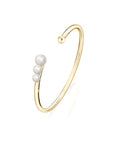 Birks Jewellery - Bracelet Birks 18K Yellow Gold Pearl Cuff Bracelet