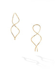 Birks Jewellery - Earrings - Drop Birks 18K Yellow Gold Two Loop Wire Earrings