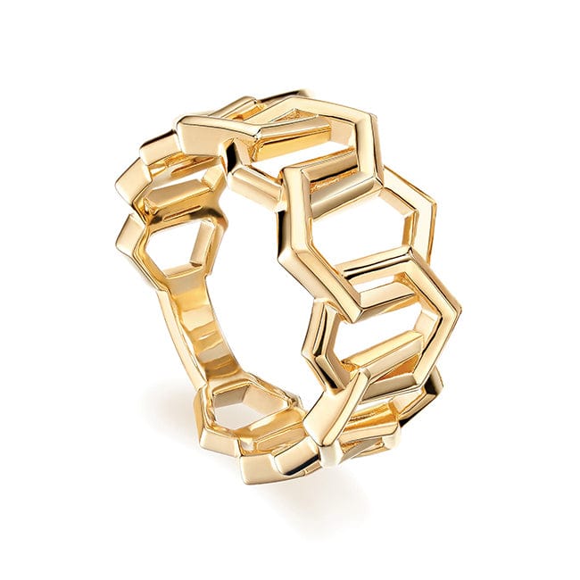 Birks Jewellery - Rings Birks Bee Chic Bold Yellow Gold Link Ring