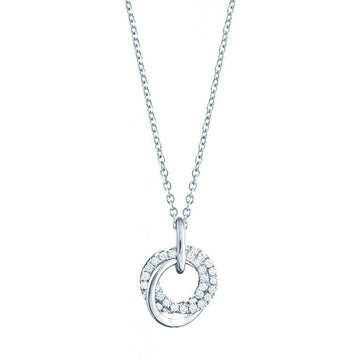 Birks Jewellery - Necklace Birks Les Plaisirs De Birks Pave Diamond Circles Pendant