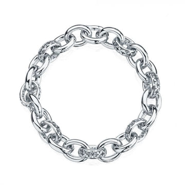 Birks Jewellery - Bracelet Birks Silver Muse Monogram Link Bracelet