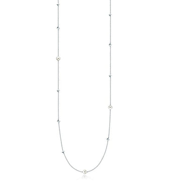 Birks Jewellery - Necklace Birks Silver Rock and Pearl Necklace