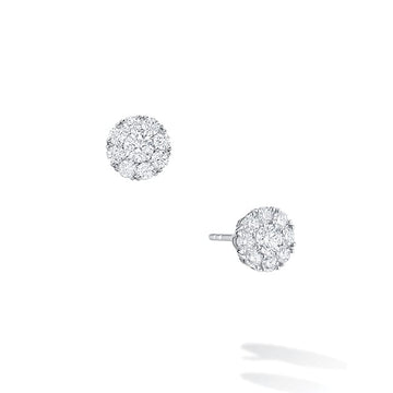 Birks Jewellery - Earrings - Stud Birks Snowflake Round Diamond Cluster Earrings