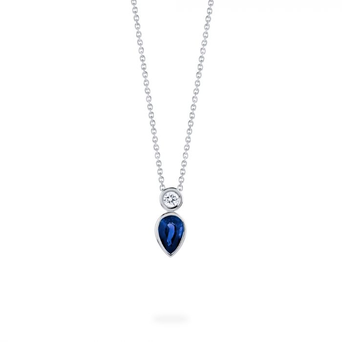 Birks Jewellery - Necklace Birks Splash Diamond and Sapphire Necklace