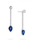 Birks Jewellery - Earrings - Drop Birks Splash Diamond and Sapphire Versatile Drop Earrings