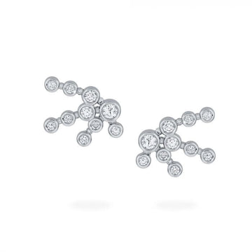 Birks Jewellery - Earrings - Stud Birks Splash White Gold and Diamond Cluster Earrings