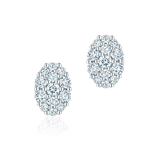 Birks Jewellery - Earrings - Stud Birks Starry Small Oval Diamond Stud Earrings