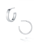 Birks Jewellery - Earrings - Hoop Birks Sterling Bold Square 20mm Hoops