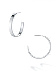 Birks Jewellery - Earrings - Hoop Birks Sterling Bold Square 35mm Hoops