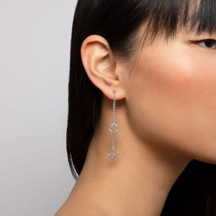 Birks Jewellery - Earrings - Drop Birks Sterling Muse Double Chain Drop Earrings