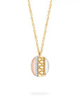Birks Jewellery - Necklace Birks Tri Gold Dare to Dream Circle Necklace