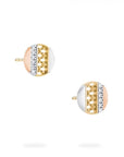 Birks Jewellery - Earrings - Stud Birks Tri Gold Dare to Dream Circle Stud Earrings