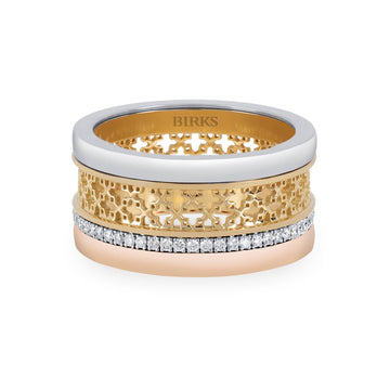 Birks Jewellery - Rings Birks Tri-Gold Muse Ring