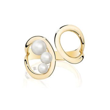 Birks Jewellery - Rings Birks Yellow Gold Freshwater Pearl Ring, Size 7