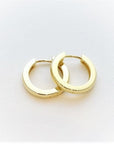 Breuning Jewellery - Earrings - Hoop Breuning 14K Yellow Gold 16.5mm Huggie Hoops