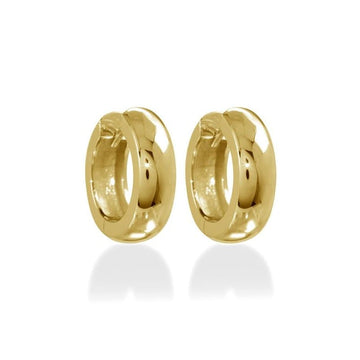 Breuning Jewellery - Earrings - Hoop Breuning 14K Yellow Gold 17mm Huggie Hoops