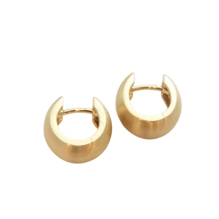 Breuning 14K Yellow Gold Huggie Hoops Touch of Gold Fine Jewellery An Official Rolex Retailer