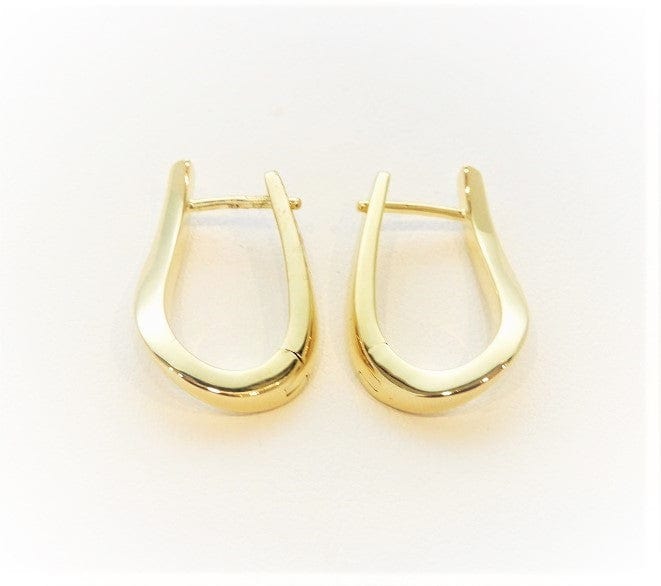 Breuning Jewellery - Earrings - Hoop Breuning 14K Yellow Gold Medium Twist Huggie Hoops