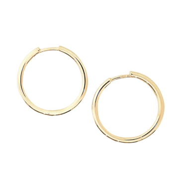 Breuning Jewellery - Earrings - Hoop Breuning 14K Yellow Gold Narrow Hoop Earrings