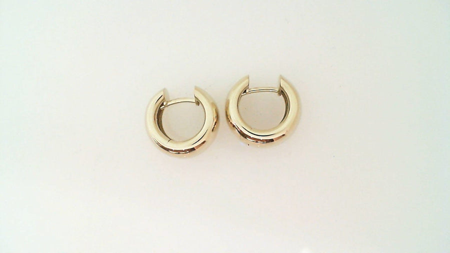 Breuning Jewellery - Earrings - Hoop Breuning 14K Yellow Gold Tapered Hoop Earrings