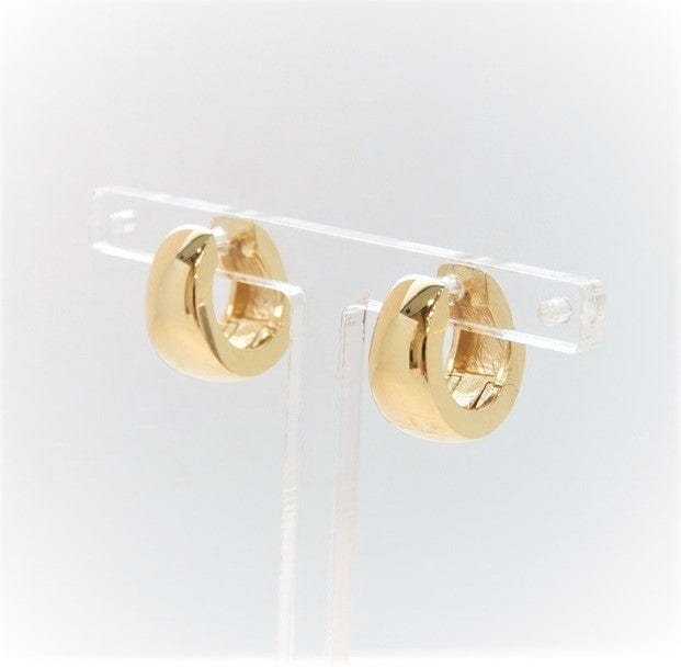 Breuning Jewellery - Earrings - Hoop Breuning 14K Yellow Gold Tapered Huggie Hoops