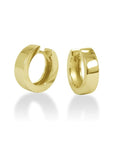 Breuning Jewellery - Earrings - Hoop Breuning Yellow Gold 15mm Square-Edge Huggie Earrings