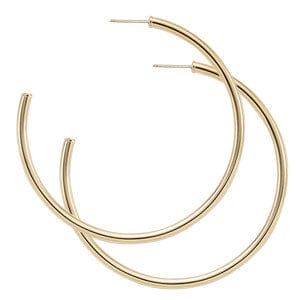 Carla Corp Jewellery - Earrings - Hoop Carla 14K Yellow Gold 50mm Post Hoops