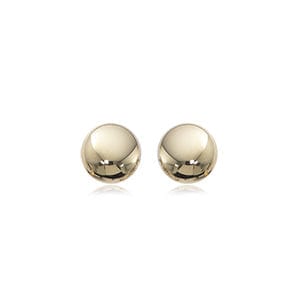 Carla Corp Jewellery - Earrings - Stud Carla 14K Yellow Gold 5mm Flat Ball Stud