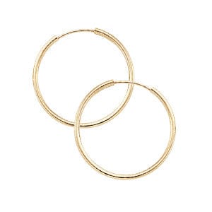 Carla Corp Jewellery - Earrings - Hoop Carla 14k Yellow Gold Endless Hoop Earrings