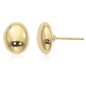 Carla Corp Jewellery - Earrings - Stud Carla 14k Yellow Gold Medium Oval Stud Earrings