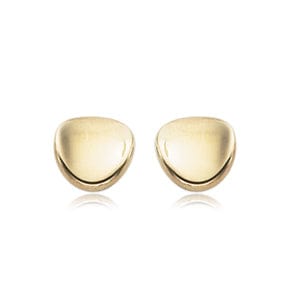 Carla Corp Jewellery - Earrings - Stud Carla 14k Yellow Gold Small Disk Studs