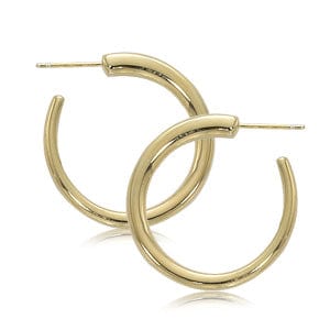 Carla Corp Jewellery - Earrings - Hoop Carla 14k Yellow Gold Small Post Hoop Earrings
