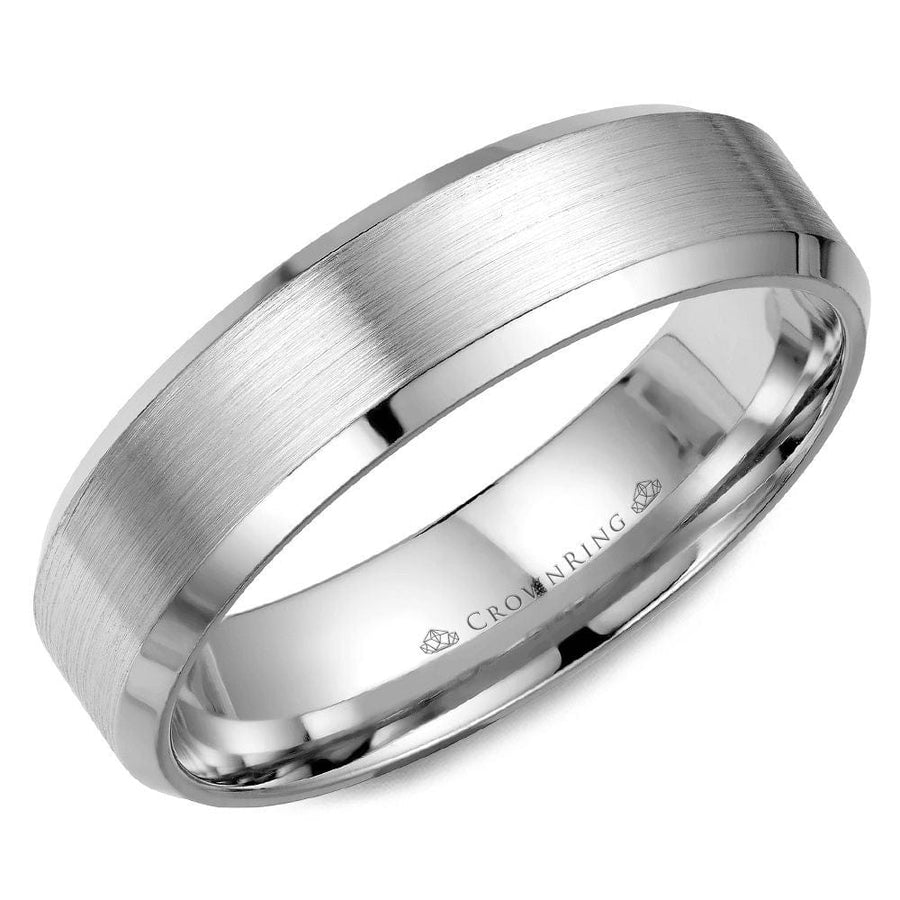 Crown Ring Jewellery - Rings Crown Ring 14k White Gold Wedding Band