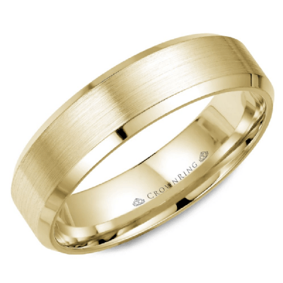 Crown Ring Jewellery - Rings Crown Ring 14k Yellow Gold Wedding Band