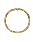 Fope Jewellery - Bracelet Fope 18K Yellow Gold Diamond Solo Flex-it Bracelet