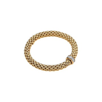 Fope Jewellery - Bracelet Fope 18K Yellow Gold Love Nest Bracelet with Diamonds