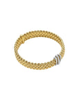 Fope Jewellery - Bracelet Fope 18k Yellow Gold Panorama Bracelet With Diamonds